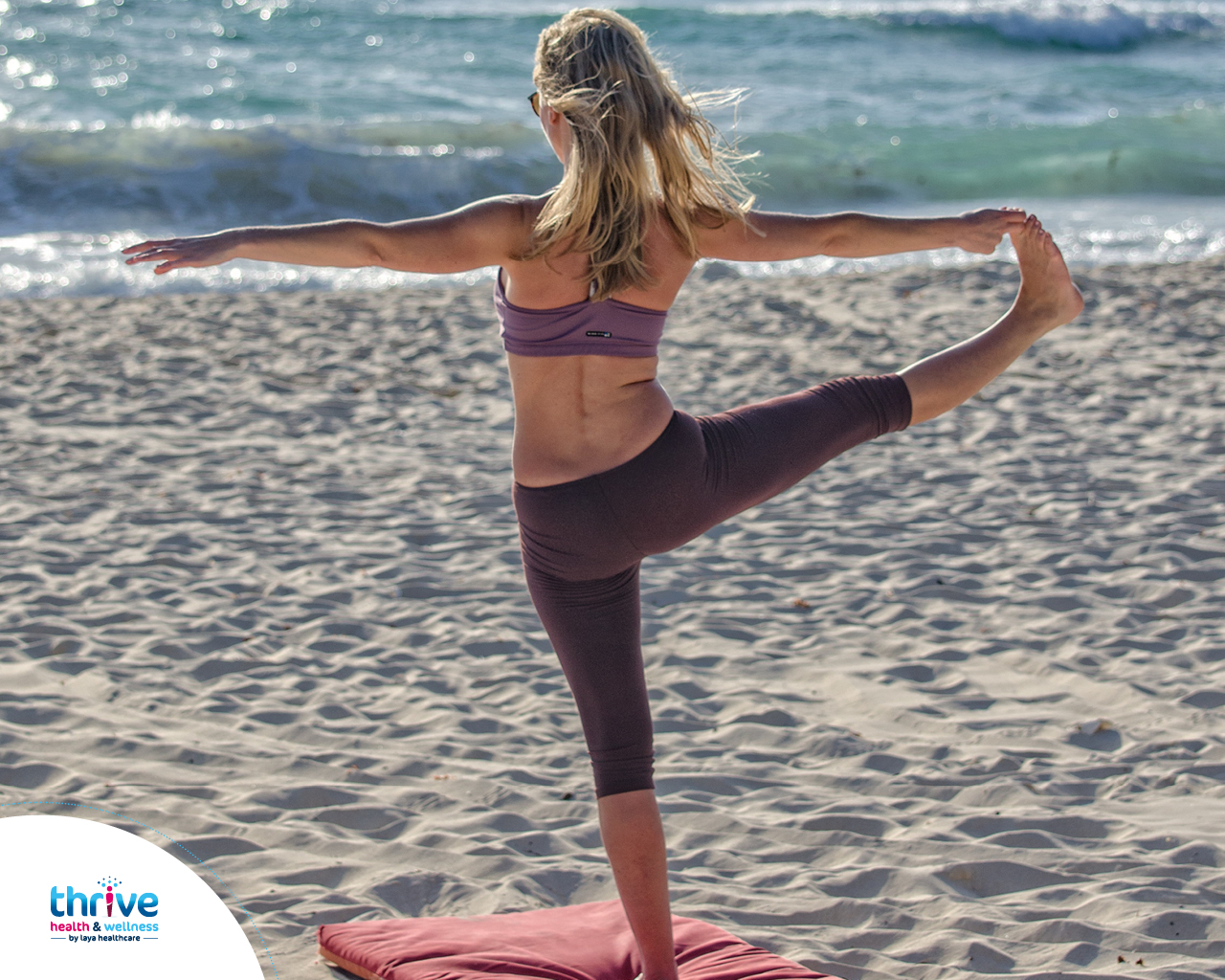 person doing yoga