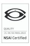 Laya Healthcare NSAI Quality 9001 2015 Certified