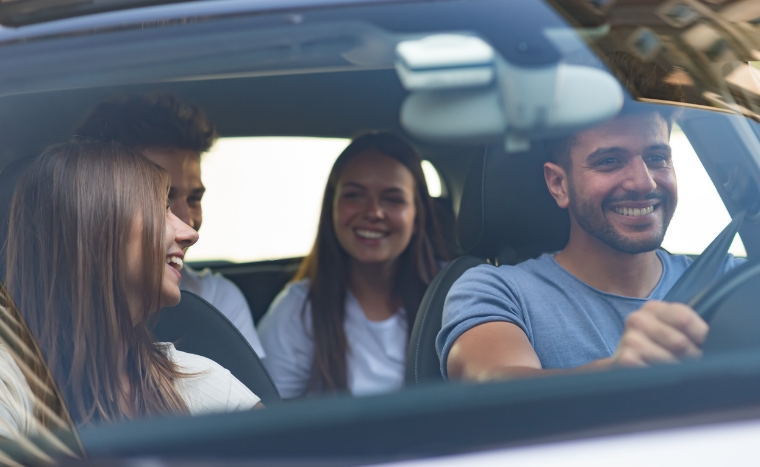 Car Insurance family in car