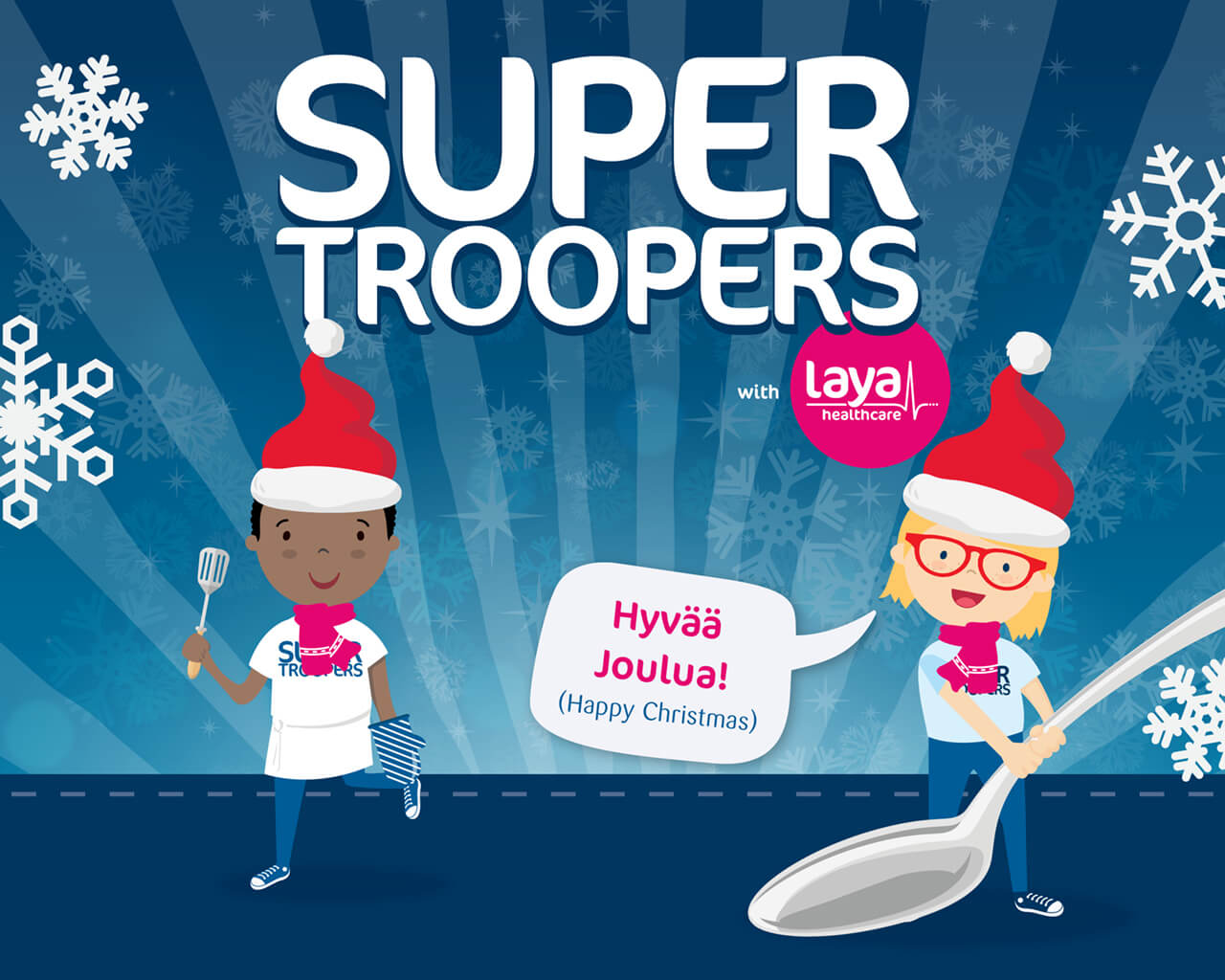 Super Troopers Christmas Cartoon Image