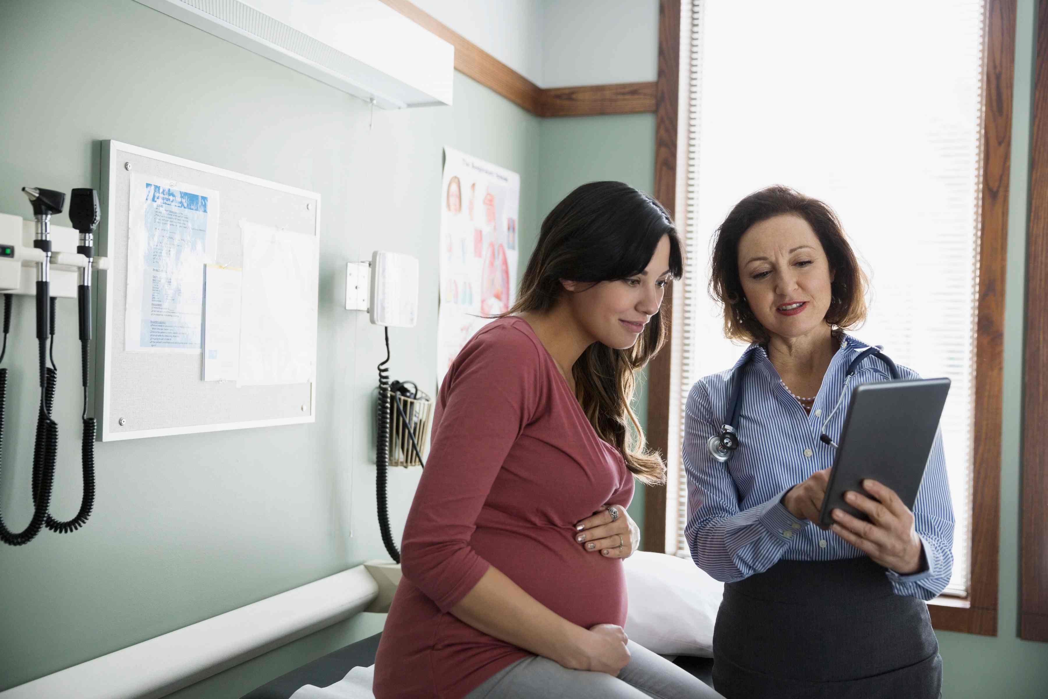 Maternity Guide with pregnant woman
